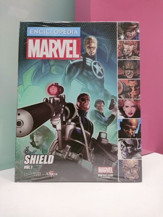 9-9-51229-1-Cómic Enciclopedia marvel 22 Shield vol.1