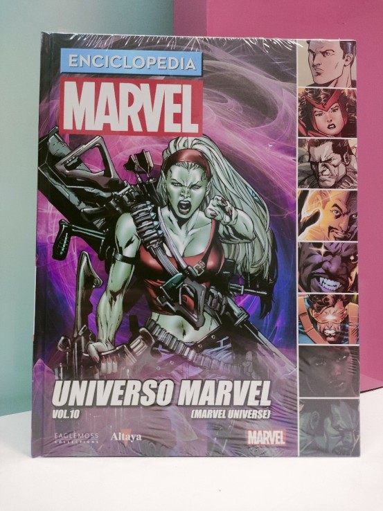 9-9-51238-1-Cómic Enciclopedia marvel 85 Universo Marvel vol.10