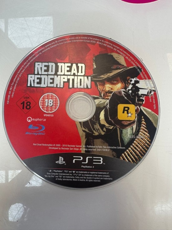 9-9-68300-1-Videojuego PS3 Red Dead Redemption (sin caratula)