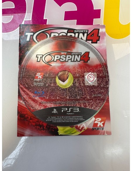 9-9-72520-1-Videojuego Ps3 Topspin 4 (sin caratula)