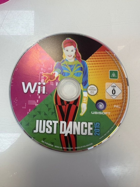 9-9-74152-1-Videojuego Wii Just Dance 2015 (sin caratula)