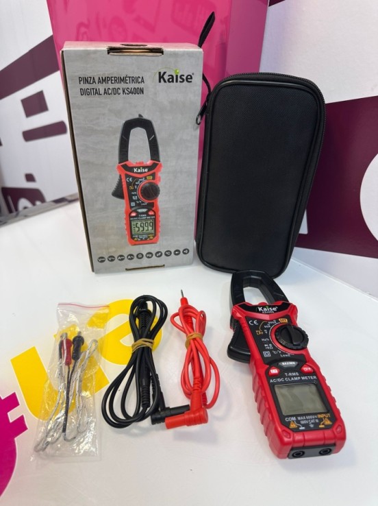9-9-74463-1-Pinza Amperimétrica Digital Kaise KS400N