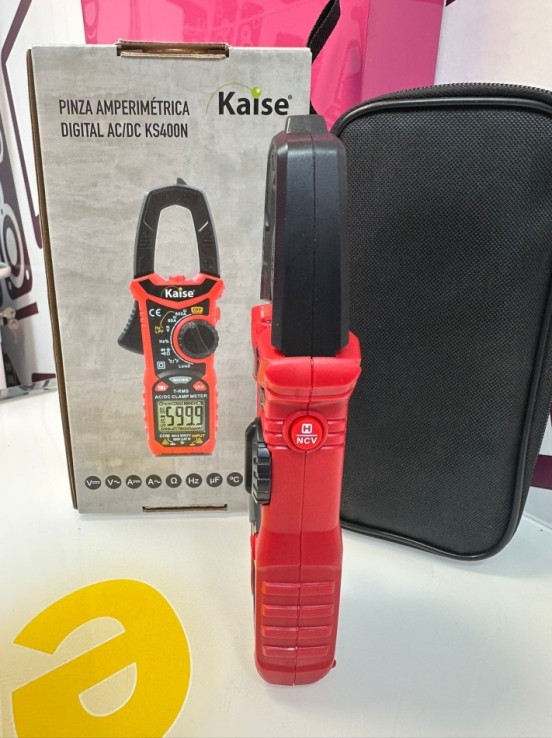 9-9-74463-2-Pinza Amperimétrica Digital Kaise KS400N