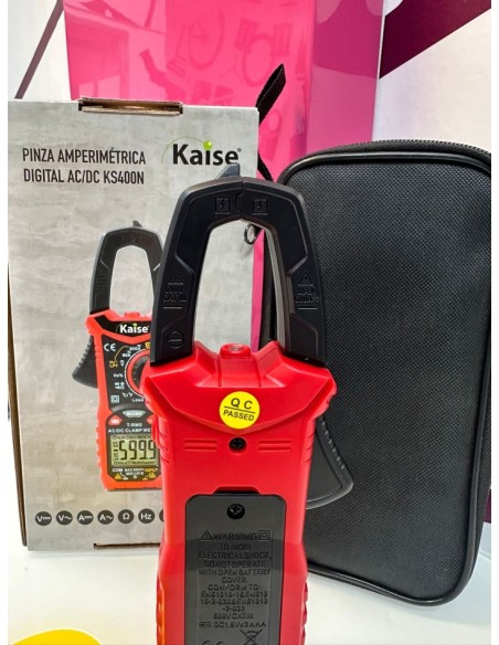 9-9-74463-3-Pinza Amperimétrica Digital Kaise KS400N