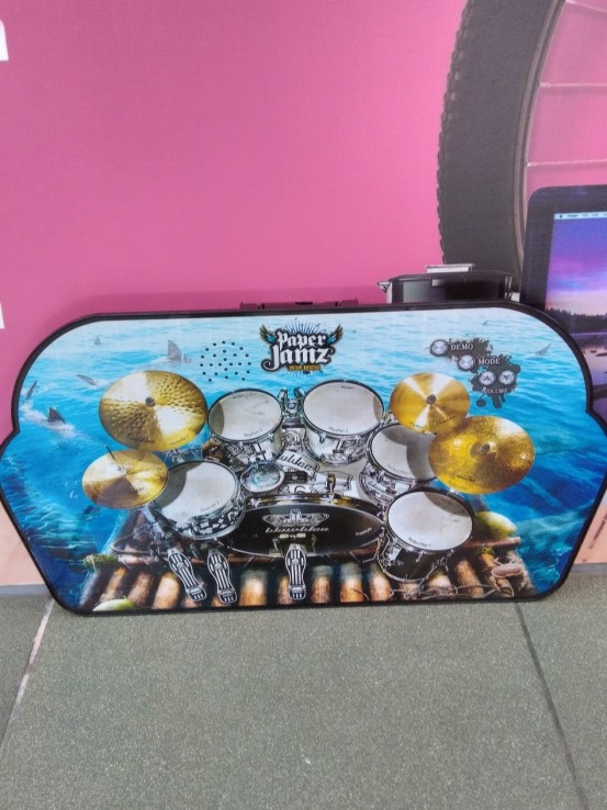 9-9-44936-1-Instrumentos Musicales Bateria Tactil Paper Jamz azul