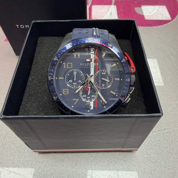 7-7-86763-5-Reloj alta gama caballero Tommy Hilfiger th 396.1.96.3798