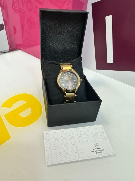 7-9-74615-1-Reloj pulsera caballero cristian lay 1-20996-6 (sin uso)