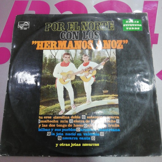 7-7-61919-1-Vinilo Por El Norte Con Los Hermanos Anoz