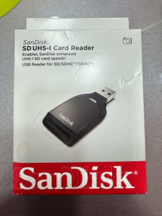 7-7-74348-1-Lector Externo Tarjeta SanDisk Sd Uhsi Car Reader 