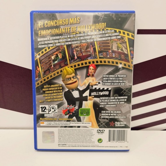 8-8-78364-2-Consola PS2 Buzz: Hollywood