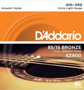 7-7-70381-1-JUEGO DE CUERDAS PARA GUITARRA ACÚSTICA EZ900 10-50 D'ADDARIO