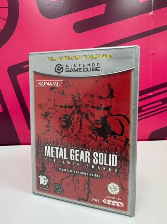 7-7-79516-1-Videojuego GameCube Metal Gear Solid The Twin Snakes 
