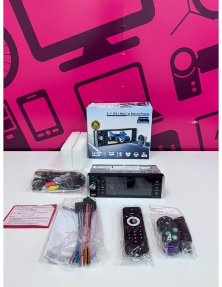 7-7-82470-3-Radio CD Casette Wireless 5.1 Ios 1 Din Car Sterio Player MP5