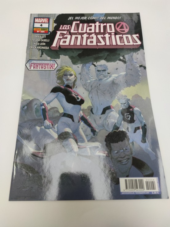 8-9-47322-1-Coleccionismo vintage MARVEL Los cuatro fantasticos No 4