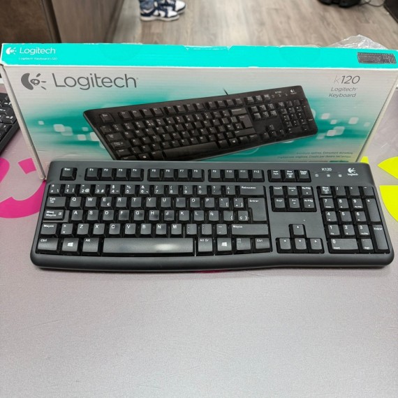 7-7-83519-1-Teclado Logitech K120 (Sin uso)