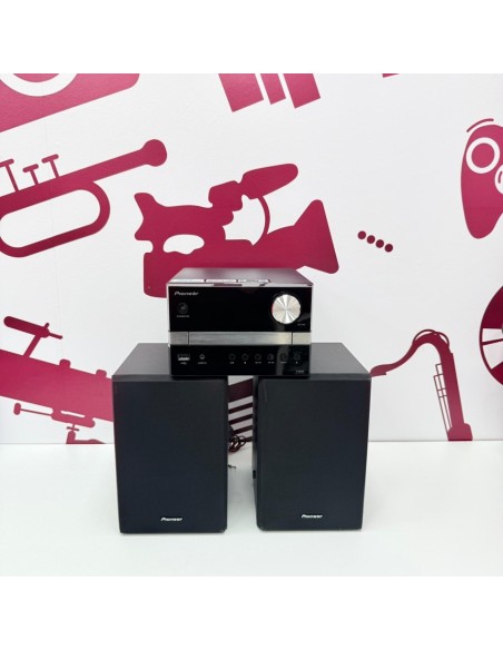 8-8-75858-1-Música Profesional Minicadena Pioneer X-EM22 - Negra Sin Mando 