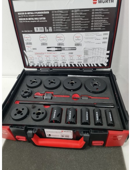 8-8-44663-1-Kit Herramientas Variadas Wurth Hss C08 Bi-metall