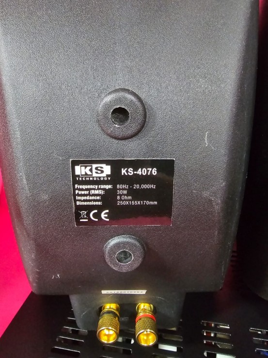 8-8-70124-11-Amplificador HiFi Acoustic Control AMP 435 2 Altavoces ks4076 30w 8ohm bases