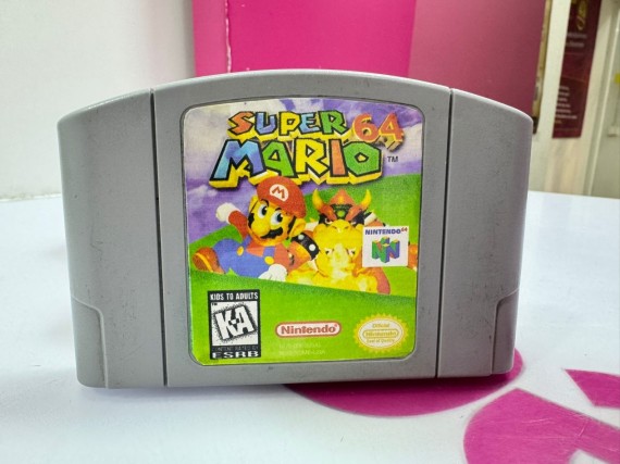 7-7-75159-1-Videojuego Nintendo 64 Super Mario 64
