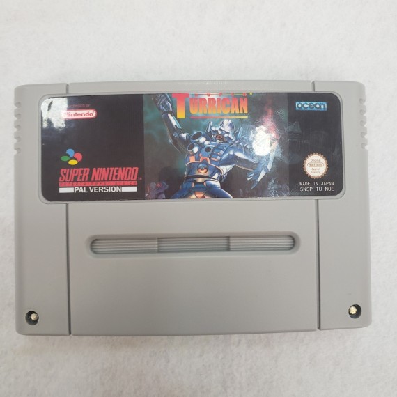 7-7-69684-1-Videojuego super nintendo turrican (no original)