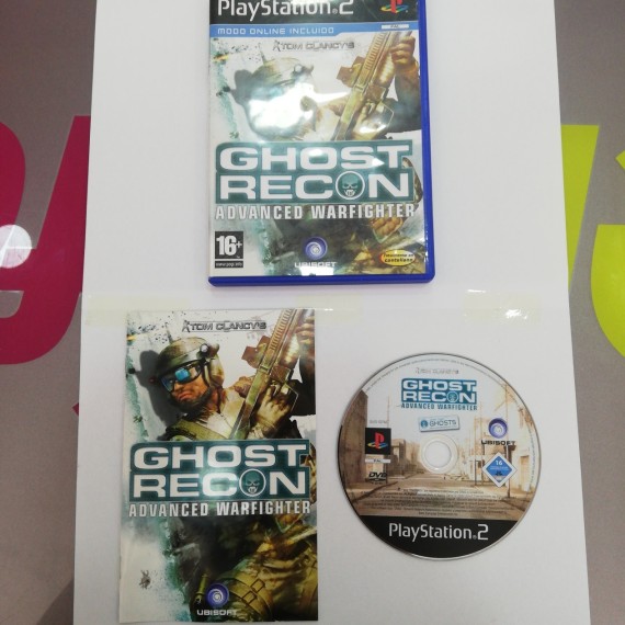 7-7-68149-1-Videojuego PS2 Ghost recon advanced warfighter