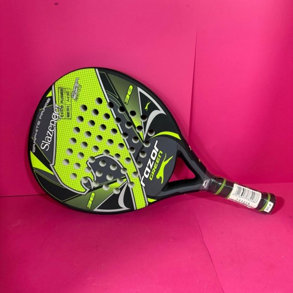 8-8-73322-1-Pala De Pádel Razor Green Slazenger (nueva)
