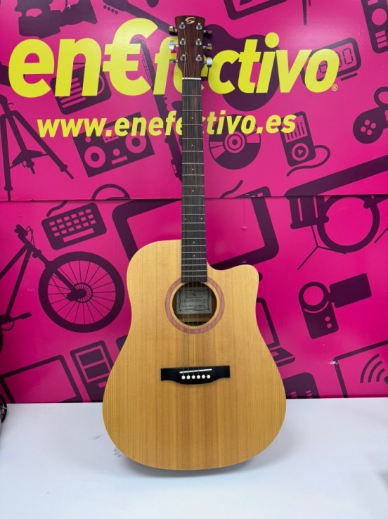 7-7-81129-1-Guitarra Acustica Sound Station Grand Teton Dnc-nt