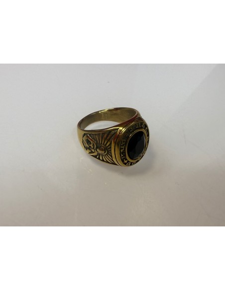 7-9-75689-2-Anillo acero hombre piedra negra y cristo t 19