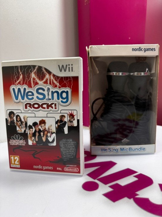 7-7-75128-1-Videojuego Wii Wii Wesing Rock Micros