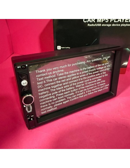 8-8-73421-4-Radios MP5 Player Car (NUEVO)