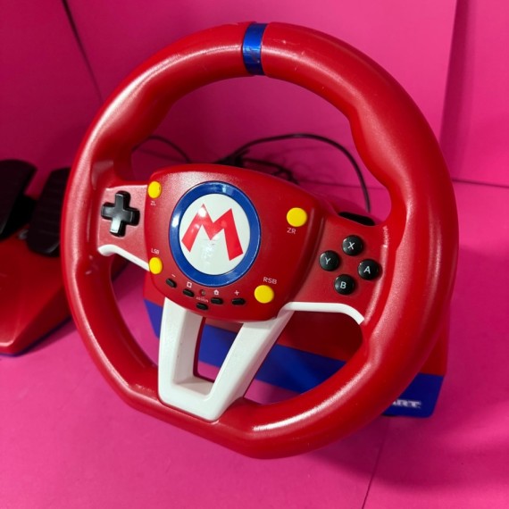 8-8-71250-2-Accesorio Nintendo Switch Volante Y Pedales Mario Kart 