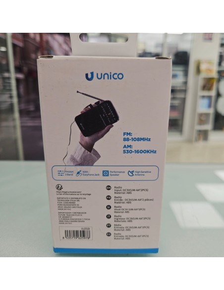 8-8-75965-2-Radio Unico FM2597 Negra DC3V