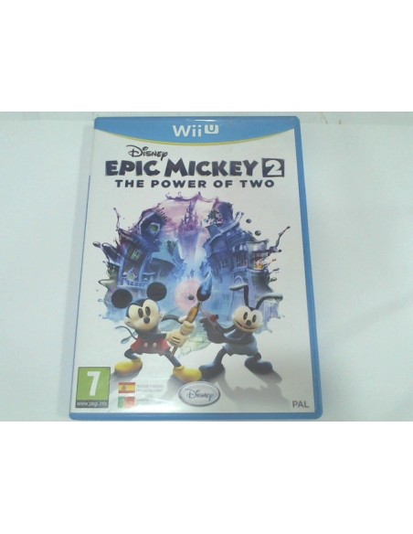7-7-8989-1-VIDEOJUEGO NINTENDO WII U EPIC MICKEY 2 THE POWER OF TWO