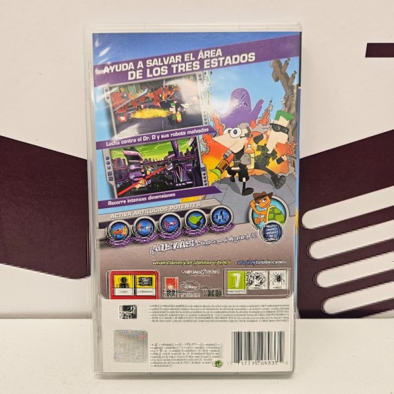 8-8-78366-2-Videojuego PSP Phineas y Ferb A través de la 2º dimensión