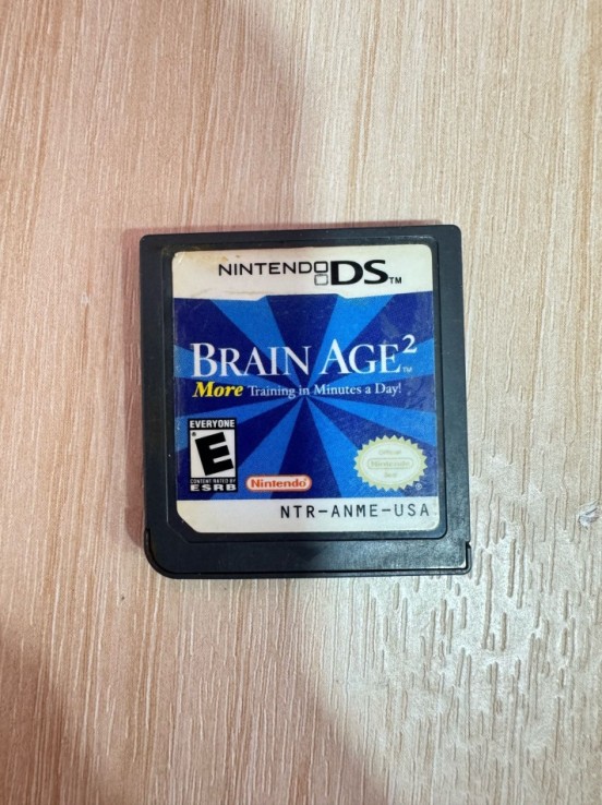 7-7-76445-1-Videojuego Nintendo DS Brain Age 2