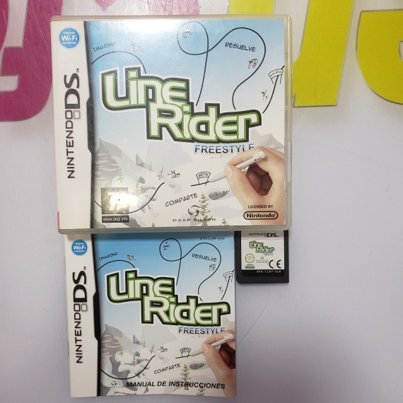 7-7-66972-1-Videojuego Nintendo DS line rider freestyle