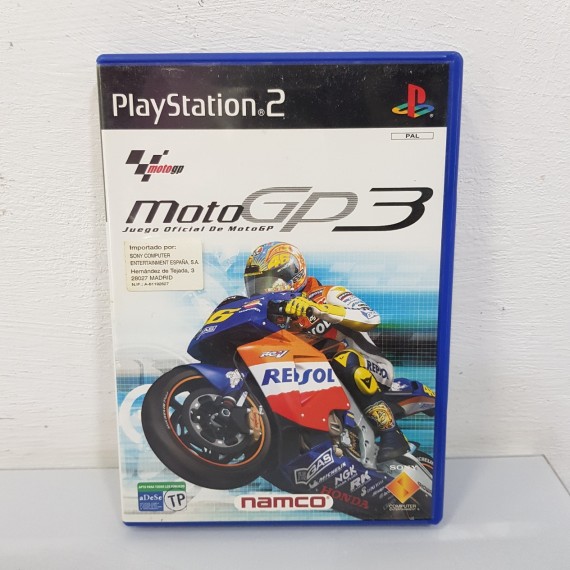 8-8-58778-1-Videojuego PS2 Moto Gp 3