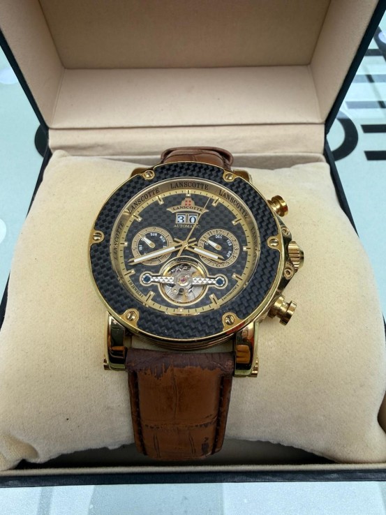 8-8-78167-4-Reloj alta gama caballero Lanscotte Automatic Open Balance 