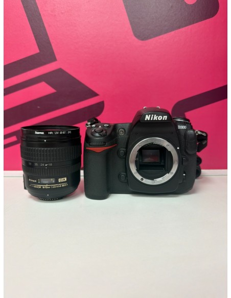 8-8-70371-5-Empuñadura camara reflex Nikon D 300 objetivo nikon 18-70
