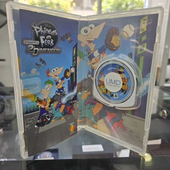 8-8-62660-2-Videojuego PSP Phineas y Ferb 2ª dimension