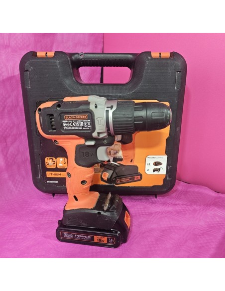 8-8-67152-4-Taladro A Bateria Black Decker BCD003C2K (sin Cargador)