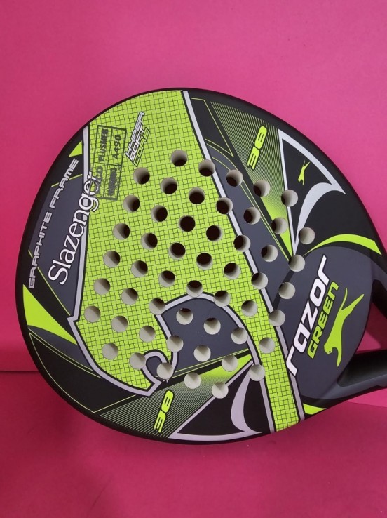 8-8-72920-1-Pala De Pádel Razor Green Slazenger (nueva)