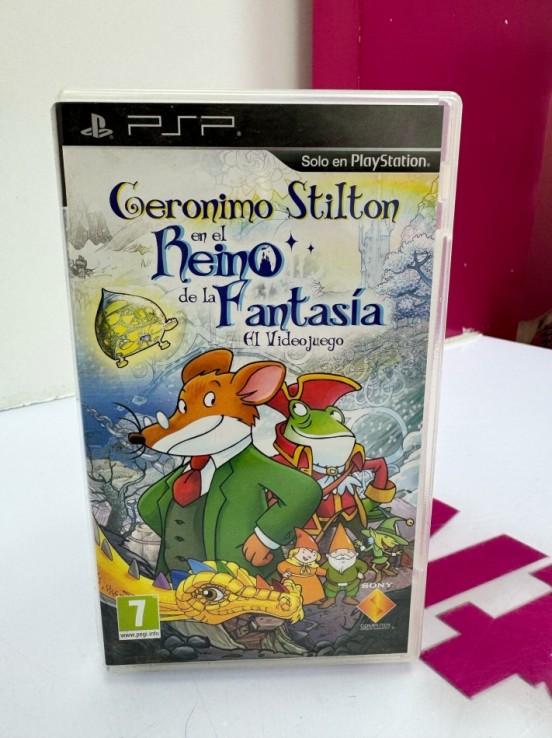 7-7-77760-1-Videojuego PSP Geronimo Stilton en el reino de la fantasi