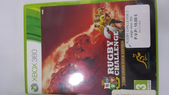 7-5-12832-1-RUGBY CHALLENGE 2 juego xbox 360