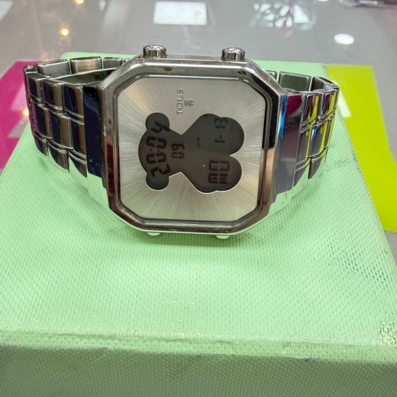 7-7-77201-3-Reloj Alta Gama Señora Tous D-Bear SQ De Acero