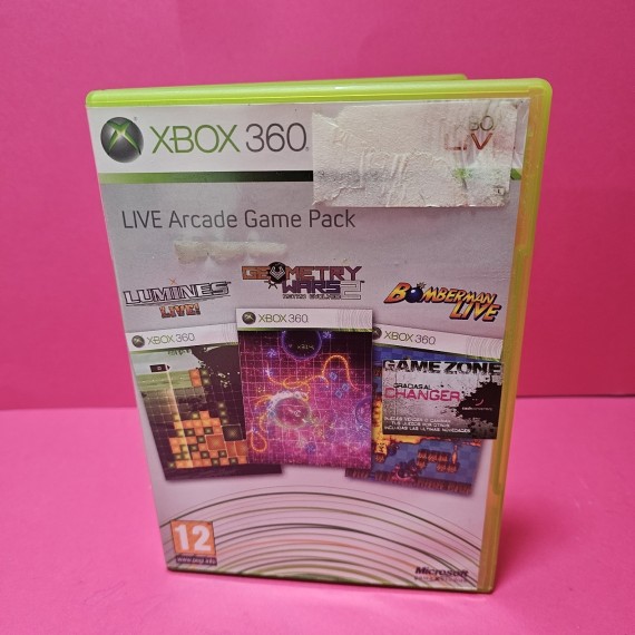 8-8-66240-1-Videojuego Xbox 360 Live Arcade Game Pack