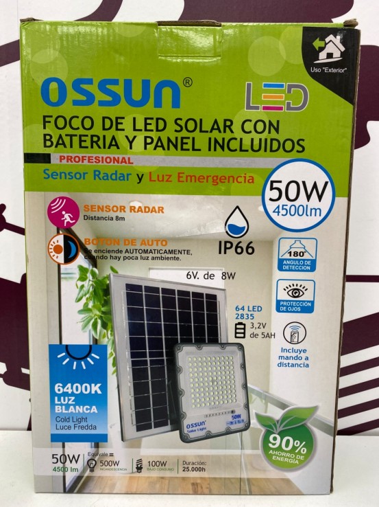 8-8-78145-1-Hogar y complementos Foco de Exterior Solar Ossun (Sin Uso)
