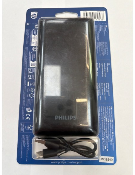 1-1-273674-1-Bateria Portatil Philips 20000mAh (Nuevo)