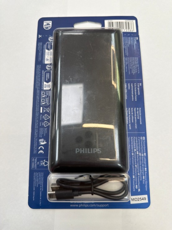 1-1-273673-1-Bateria Portatil Philips 20000mAh (Nuevo)