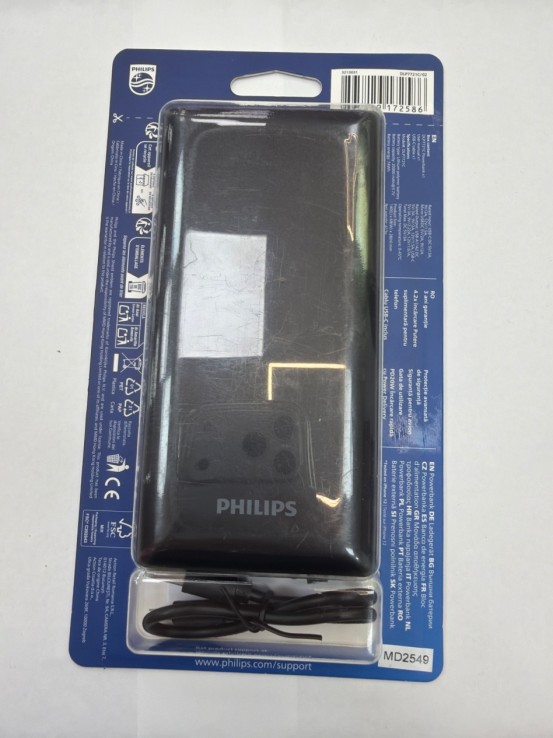 1-1-273671-1-Bateria Portatil Philips 20000mAh (Nuevo)